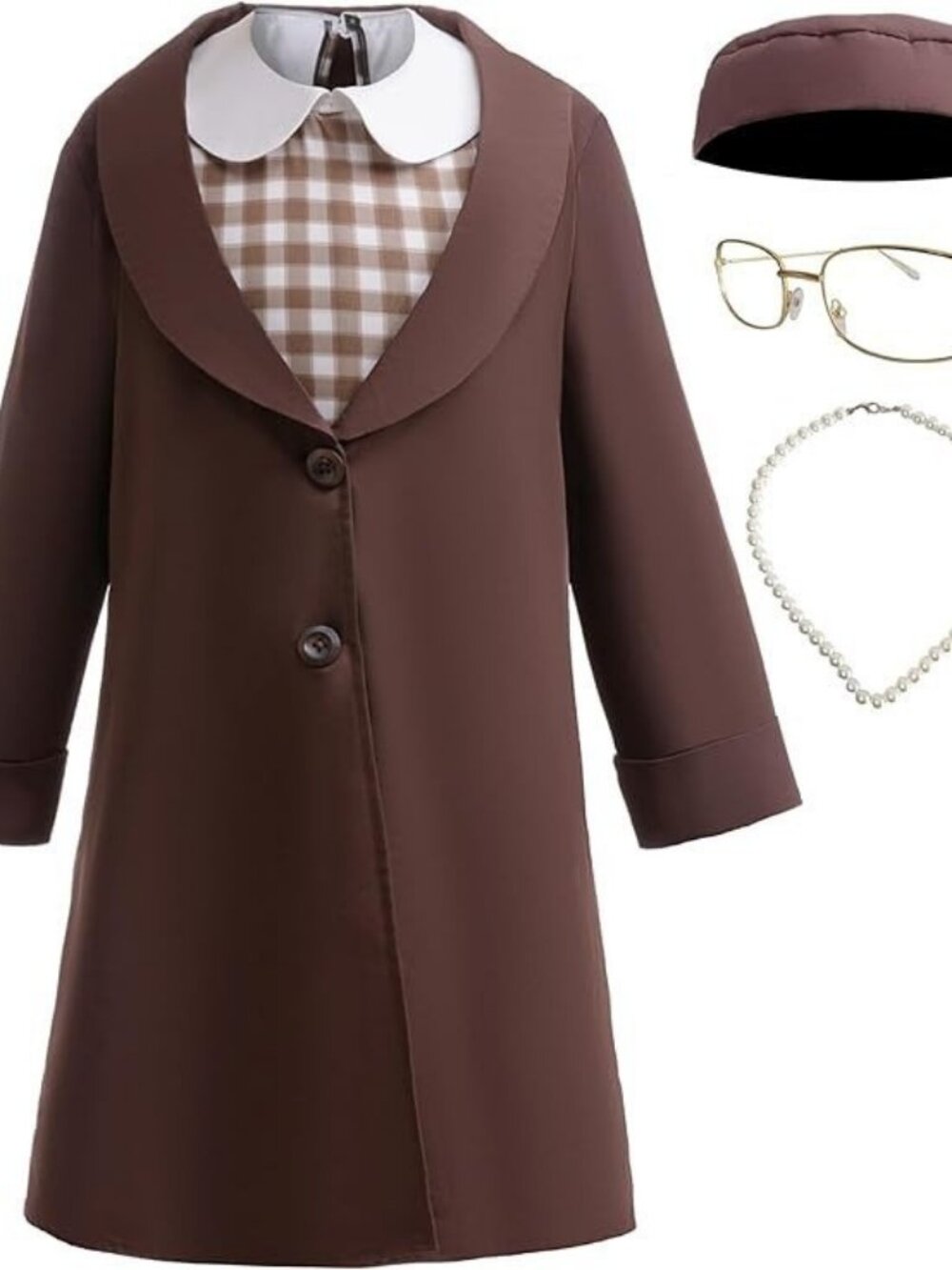 Kids Rosa Parks Costume Girls Historical Civil Rights Freedom Activist Outfit